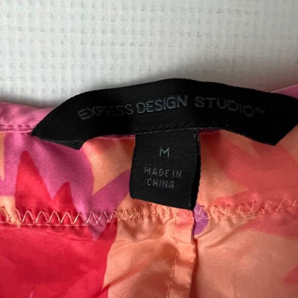 Vintage Express Design Studio Womens Y2K Silk Babydoll Top Size Medium Fairy - Picture 7 of 9